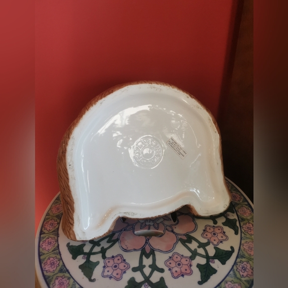 Holiday Treasure Teddy Bear Ceramic Cookie Jar World Bazaar Inc - Picture 9 of 10